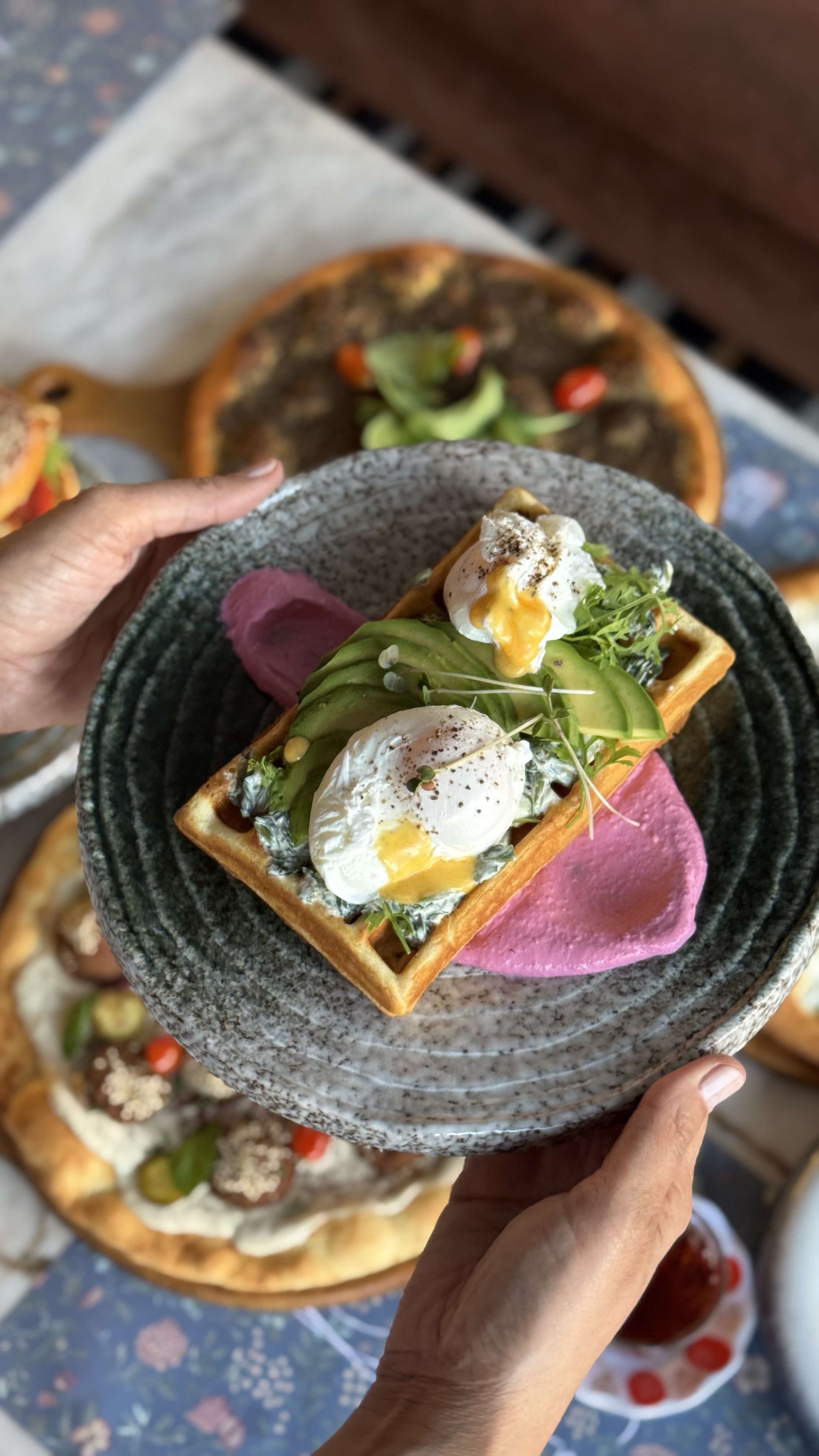 VEGETABLE POACHED EGG